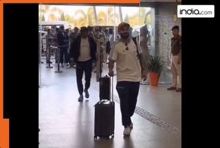 Virat Kohli hugs female fan on arrival at airport ahead of 3rd ODI vs England in Ahmedabad on Wednesday, video goes viral