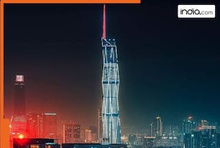 This is world's second tallest building after Dubai's Burj Khalifa, it stands tall at..., located in..., not in London, Saudi Arabia, Singapore or China