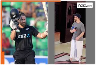 WATCH: Kane Williamson seen wearing DHOTI ahead of ICC Champions Trophy 2025 opener against Pakistan