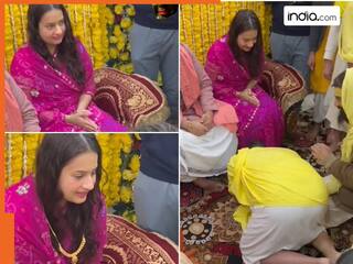 Premanand Maharaj Video: कौन है वह महिला जिसके पैरों पर प्रेमानंद जी महाराज ने रखा सिर? देखें Viral वीडियो