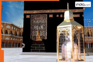 Door of 280 kg gold..., unknown story behind door of Kaaba in Mecca, it was made before Prophet Mohammad