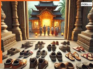 मंदिर में चप्पल हो गई है चोरी तो समझ जाइए बदलने वाली है किस्मत, दूर होगी गरीबी