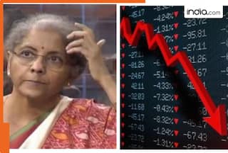 Bloodbath In Stock Market after FM Nirmala Sitharaman presents Budget 2025, Sensex falls by 455 points, Nifty down by...