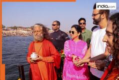 Mukesh Ambani's daughter, Isha Ambani attends Maha Kumbh in traditional pink kurta that is worth Rs...
