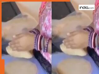 Aunty Ka Video: आंटी के दिमाग को 21 तोपों की सलामी, रोटी बेलने के लिए लगाया गजब का जुगाड़ | देखें वीडियो