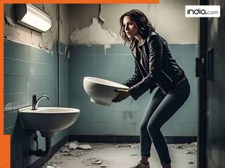 अरे दीदी! टॉयलेट से सिंक उखाड़ ले गई ये महिला, पूरा किस्सा सुन आप भी पकड़ लेंगे माथा