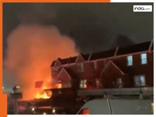 अमेरिका में एक और विमान हादसा, प्लेन गिरने से कई घरों में लगी आग; 6 की मौत