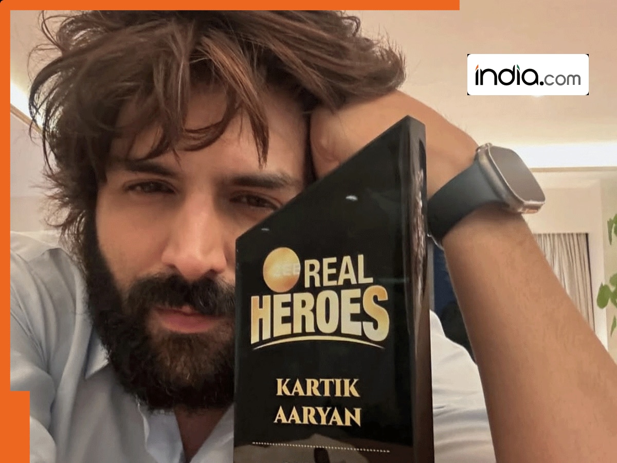 From Small-Town Dreamer to Bollywood Star: कार्तिक आर्यन बने बेस्ट एक्टर, Zee Real Heroes Awards में छाए 'चंदू चैंपियन'