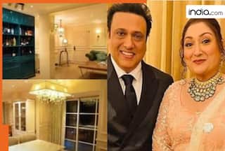 Inside Govinda and wife Sunita's Vastu-friendly home: Italian sofas, 'Angle' table, 'English-style' decor and more