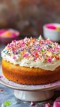 Elevate Your Holi With This Easy Pressure Cooker Vanilla Cake Recipe