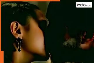 Amitabh Bachchan's first on-screen kiss was with actress 36 years younger than him, audience was shocked, actress was   , film is...