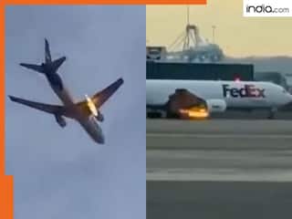 Video: टेकऑफ करते ही आग का गोला बना विमान, 9 मिनट तक हवा में रहा, सामने आया भयावह वीडियो, देखिए