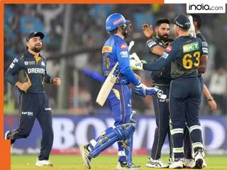 GT vs MI: अहमदाबाद में मुंबई इंडियंस की लगातार चौथी हार, गुजरात टाइटंस ने खोला जीत का खाता