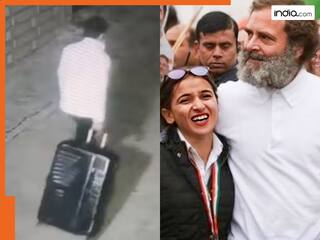 Himani Narwal Murder: कांग्रेस कार्यकर्ता के शव को सूटकेस के साथ घसीटते दिखा आरोपी, CCTV वीडियो आया सामने