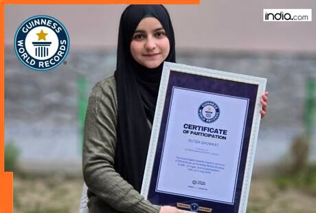Meet Rutba Showkat, 18-year-old Kashmir girl who earned her way into Guinness World Records for...
