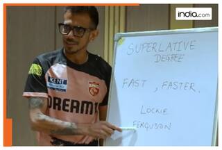 'Fast, faster, Lockie Ferguson': Yuzvendra Chahal shares bold IPL post amid divorce drama