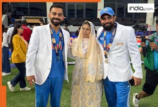 WATCH: Mohammed Shami avoids India's Champions Trophy celebration,  reason  was...