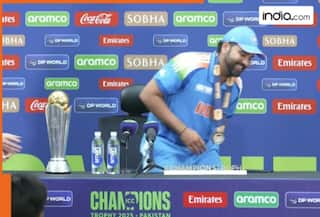 WATCH: Not phone or passport, Rohit Sharma forgets THIS  after  win