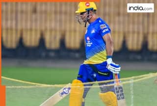 IPL 2025: MS Dhoni unleashes beast mode with huge six in net session ahead of opening game, video goes viral
