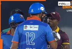 WATCH: Yuvraj Singh involved in a heated exchange with West Indies master player Tino Best