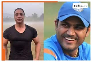 Shoaib Akhtar teases Virender Sehwag, says 'The person who says 300 the most in the world'