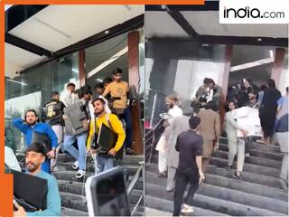 Pakistan में चीन के फर्जी कॉल सेंटर पर पड़ा छापा, लैपटॉप-कंप्यूटर लूटकर भागे लोग | Viral वीडियो देख सिर पकड़ लेंगे