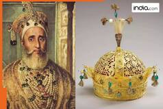 What happened to last Mughal emperor Bahadur Shah Zafar's precious crown once considered symbol of..., now possessed by ...
