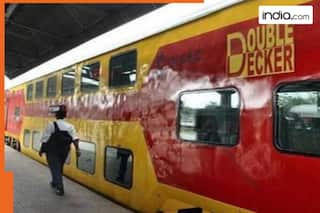 This is India's first double decker train; Its name is..., ran between..., not Duronto, Gatimaan Express, Rajdhani, Shatabdi, Tejas Express