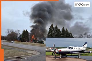 Plane crashes into a house in US, one feared dead, horrible incident captured on video