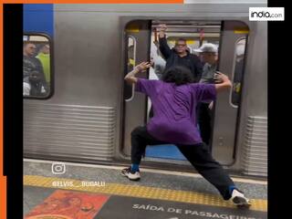 Metro Ka Video: मेट्रो स्टेशन पर शख्स की हरकत से मचा हड़कंप! वायरल वीडियो देख हिल जाएंगे आप