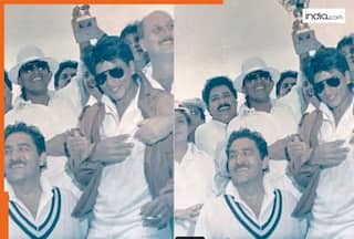 Throwback: जब शारजाह में 31 साल पहले शाहरुख खान ने खेला था क्रिकेट, तस्वीरों में देखें मासूमियत