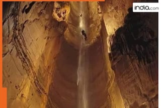 World's deepest cave can fit in 30 Qutub Minars, it is located in..., name is...
