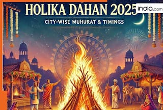 Holika Dahan 2025: City-wise muhurat & timings for Delhi, Noida, Faridabad, Gurgaon, Mumbai, Kolkata, and more