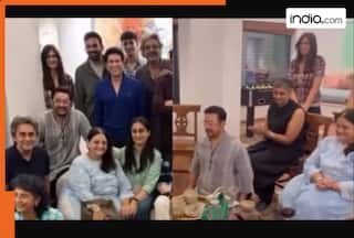 Aamir Khan's girlfriend Gauri Spratt spotted with the actor's ex-wives during cricketer Irfan Pathan's birthday bash, watch viral video