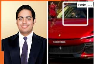 Mukesh Ambani's son Akash Ambani spotted driving luxurious car, it is worth Rs..., top speed is...