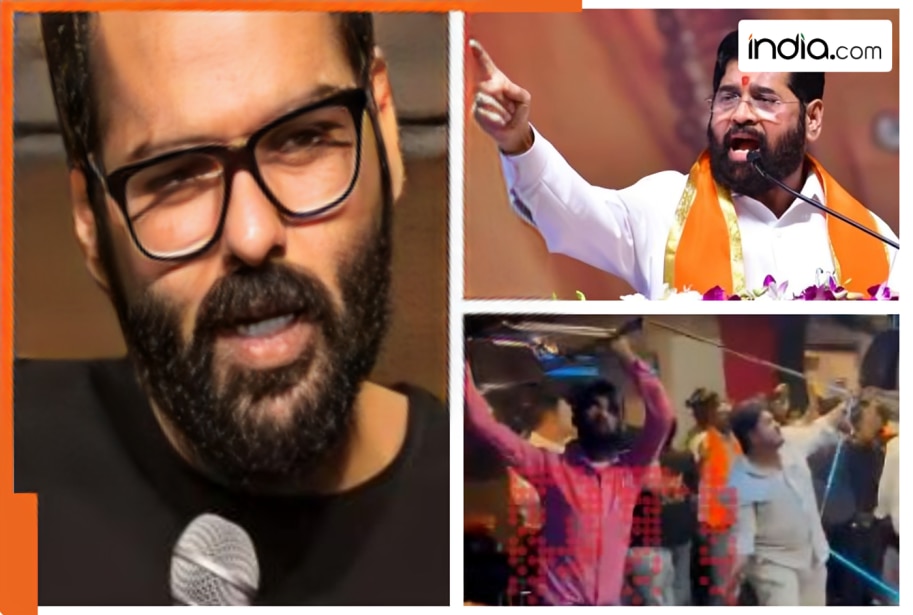 Kunal Kamra booked for ‘Gaddar’ remarks on Eknath Shinde; case registered against 40 Shiv Sena workers for vandalising Habitat studio