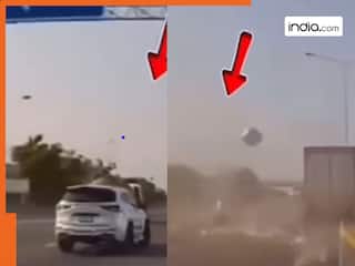 Viral Video: तेज रफ्तार से चल रही गाड़ियों की ट्रक से हो गई भिड़त, हादसे का वीडियो देख कांप उठे लोग | देखें वीडियो