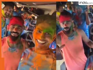 'रंग बरसे भीगे चुनर वाली, रंग बरसे...' विराट कोहली, शुभमन गिल और रोहित शर्मा ने Holi पर जमकर किया डांस, देखें- VIDEO