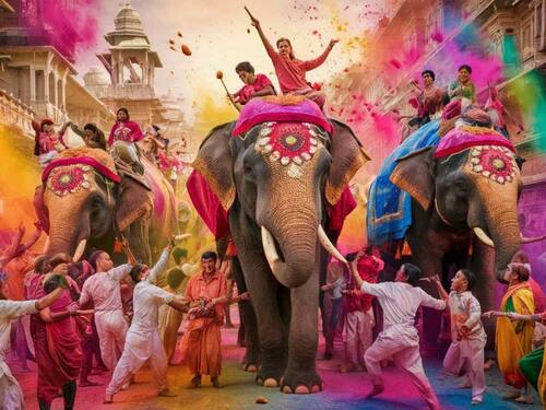 holi festival india where to go