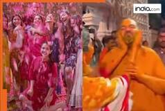 Video: Anant Ambani and Radhika Merchant celebrate first Holi at Antilia after wedding, Mukesh Ambani and Nita Ambani's family look happy