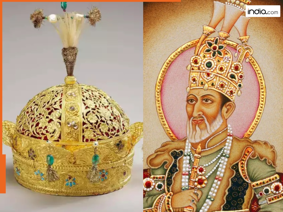 Know the story of bejewelled crown of the last Mughal emperor Bahadur Shah Zafar, it is now in...