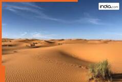Sahara Desert in Africa was once full of trees, had rivers, but became desert due to...
