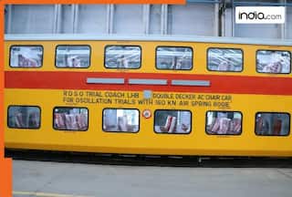 India's first double-decker train, operates between THESE two cities with 1500 passenger capacity, top speed