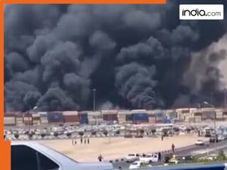 Iran Blast Video: जोरदार धमाके से दहला ईरान का बंदरगाह, 500 से ज्यादा घायल, कई लोगों की मौत