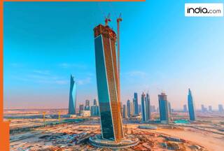 Construction of world's tallest tower..., taller than Dubai's Burj Khalifa, going on at a rapid pace in... not China, US, Dubai, Europe, its height is...