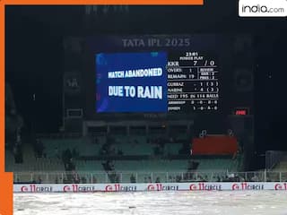 KKR vs PBKS: पंजाब किंग्स और कोलकाता नाइट राइडर्स का मैच बारिश में धुला, दोनों टीमों को बांटने पड़े अंक