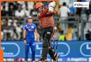 WATCH: Heinrich Klaasen smashes a HUGE 107m six off Vignesh Puthur during SRH vs MI match in IPL 2025