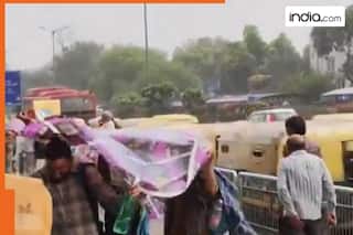 Delhi NCR witness rain, dust storm after days of heatwave