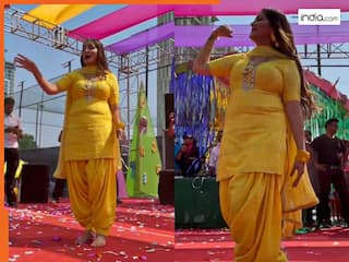 Dance Ka Video: पीले सूट में सपना चौधरी के गजब डांस ने काट दिए धर्राटे, एक स्टेप ने तो हिला डाला | देखें वीडियो