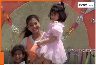 Remember this girl seen here with Kajol? She gave a Rs 300 crore blockbuster, worked with Shah Rukh Khan, she is now...